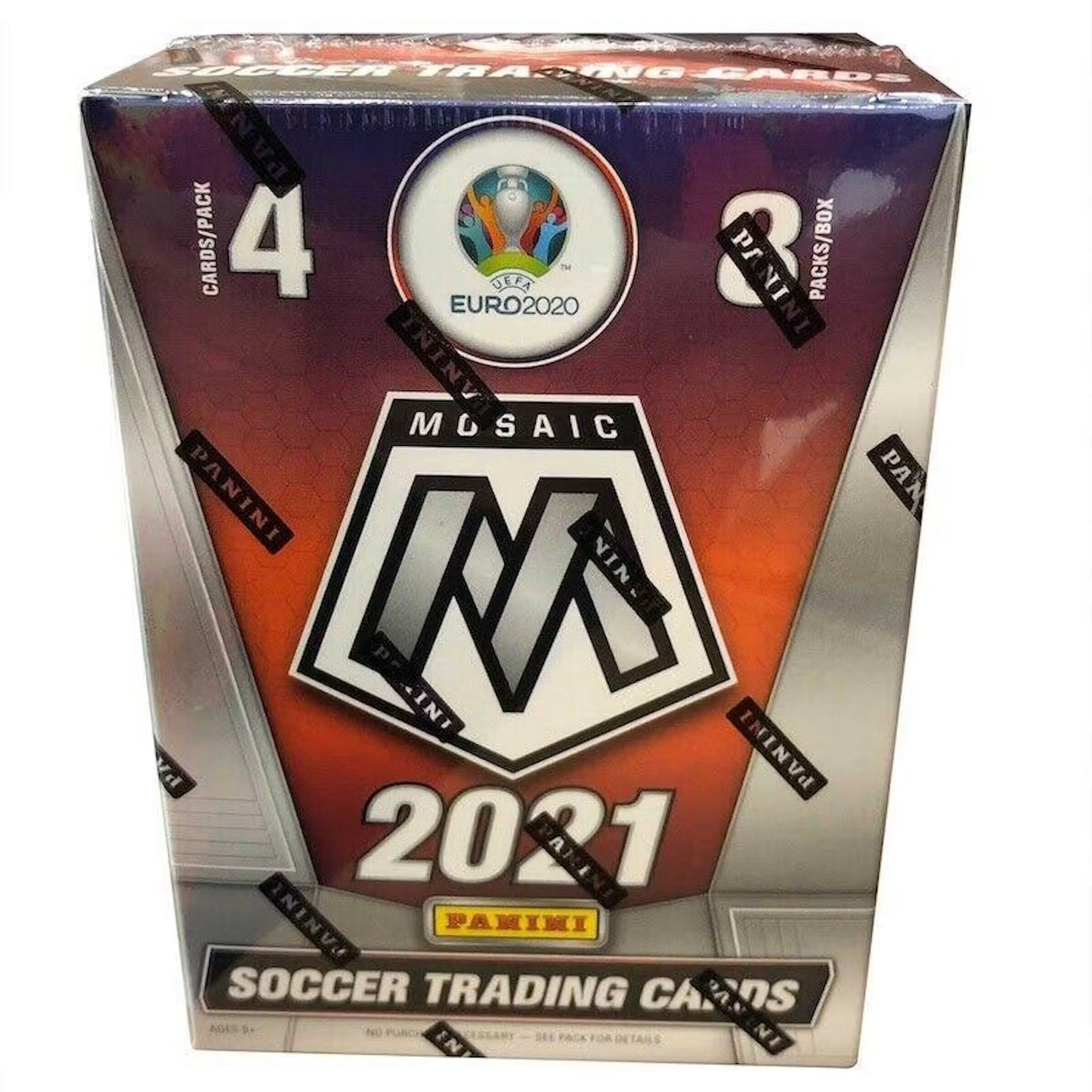 Panini Mosaic UEFA Soccer 8-Pack Blaster Box 2020-21