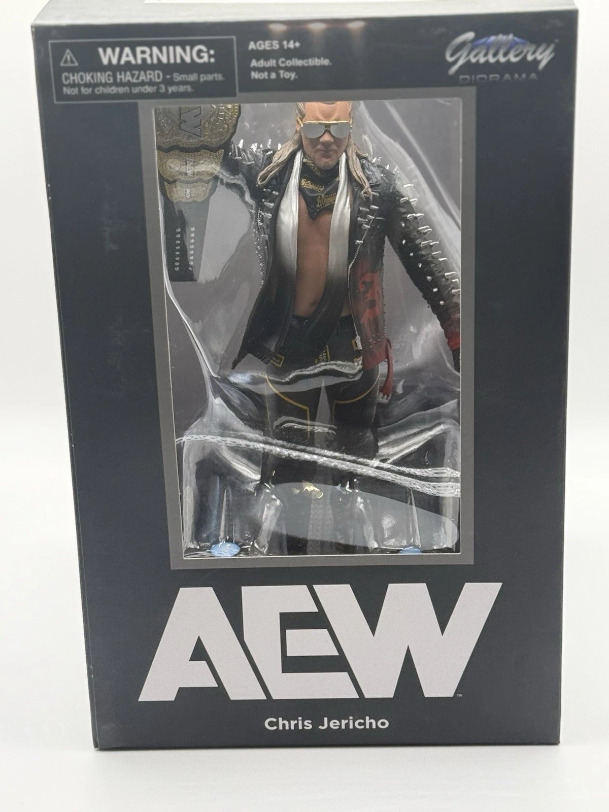 AEW CHRIS JERICHO GALLERY 10" DIORAMA PVC STATUE ADULT COLLECTIBLE AGE14+ by Diamond Select | Sensales