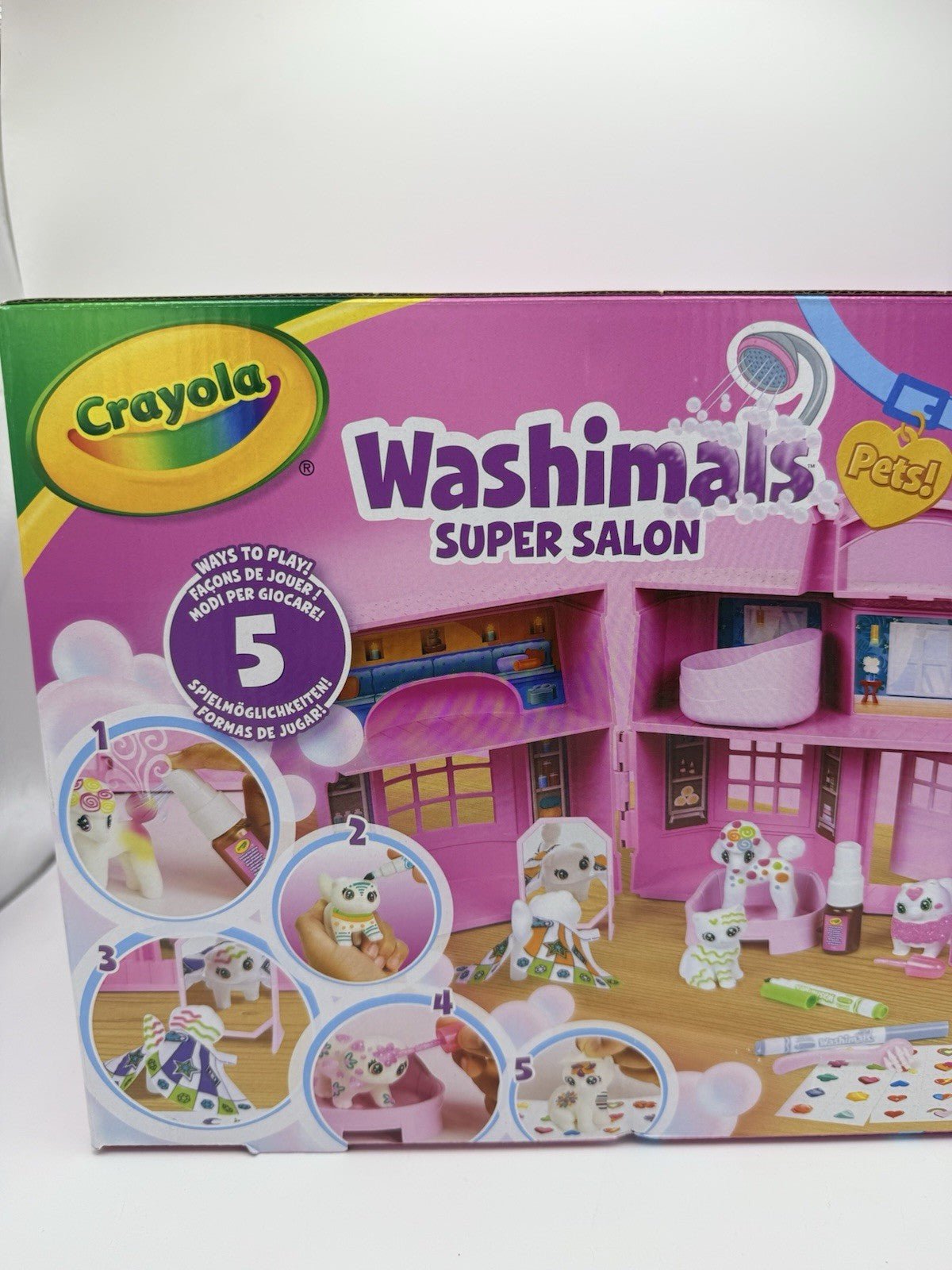 Brand New - Crayola Washimals Pets Super Set – Super Salon by Crayola | Sensales