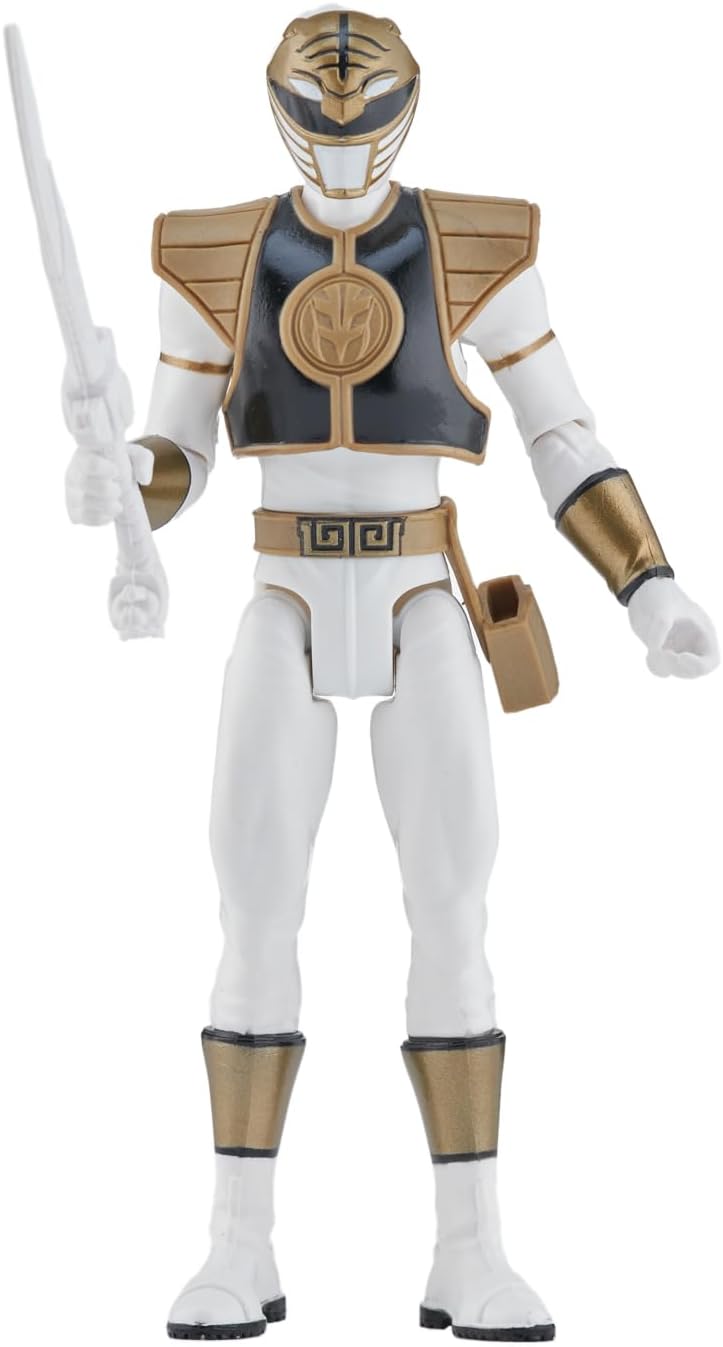 Hasbro Power Rangers Mighty Morphin White Ranger 6" Action Figure – VHS Exclusive by Hasbro | Sensales