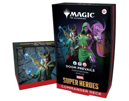 Magic: The Gathering Marvel Super Heroes Commander Deck - Doom Prevails box art