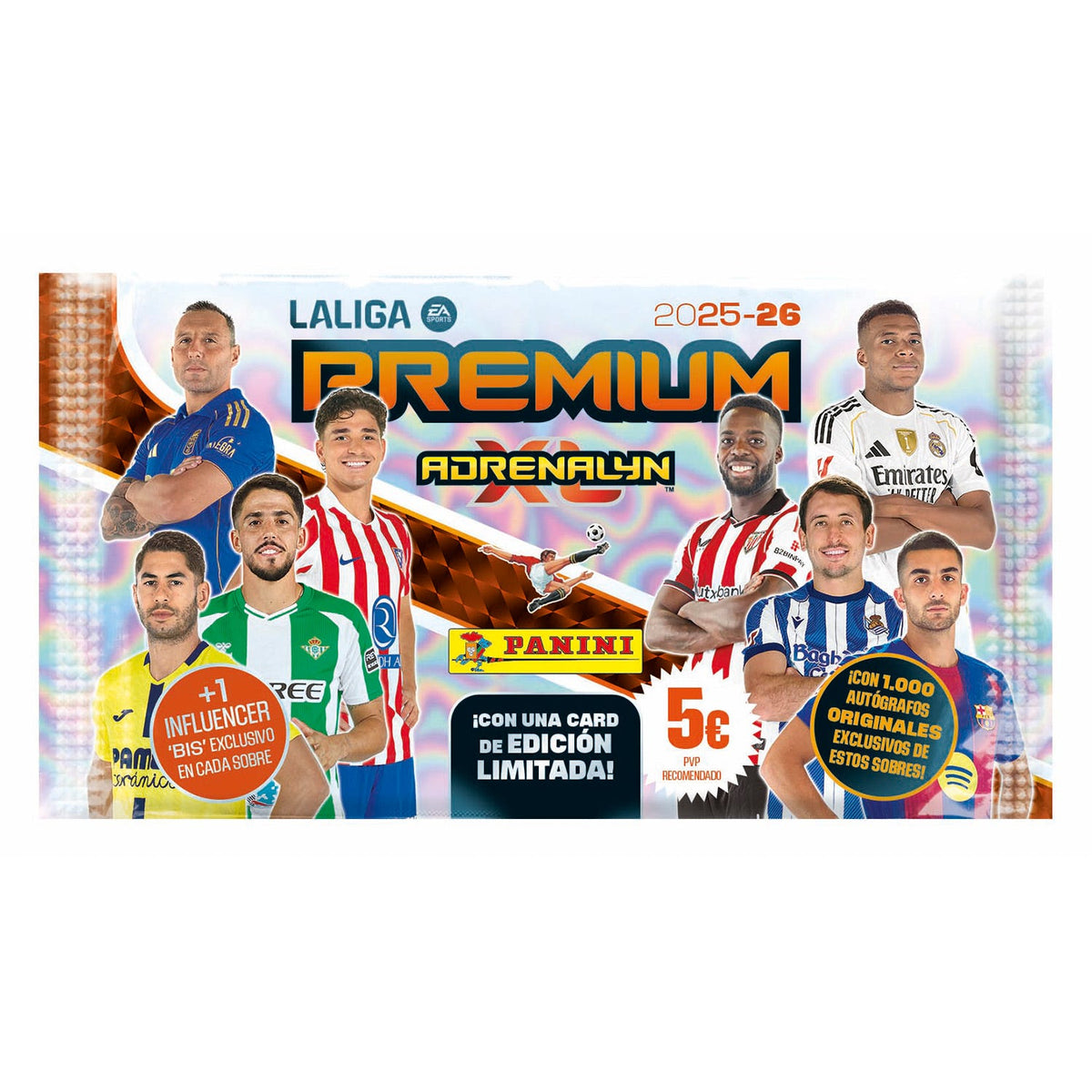Panini Adrenalyn XL LaLiga 2025-26 Premium Box 20 Packs (Spanish Edition) by Panini | Sensales