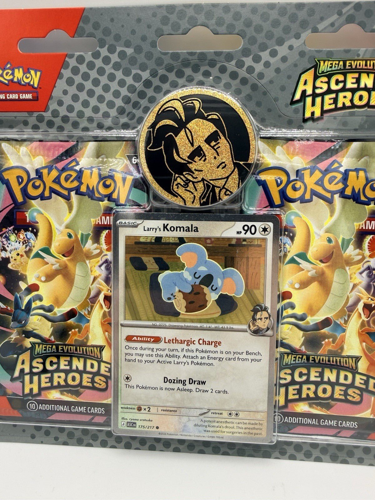 Pokemon Mega Evolution: Ascended Heroes 2 - Pack Blister Collection (LARRY) - NEW by Sensales | Sensales