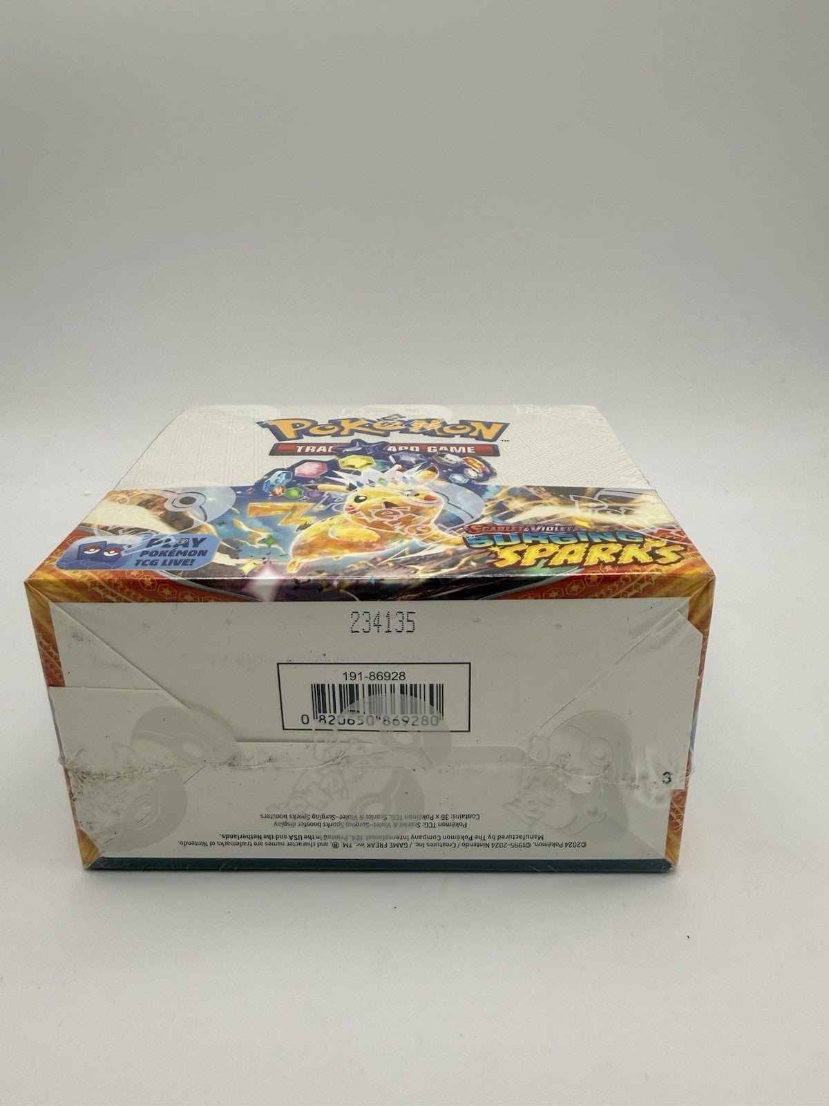Pokemon Surging Sparks Booster Box (36 Packs) - New & Sealed by Sensales | Sensales