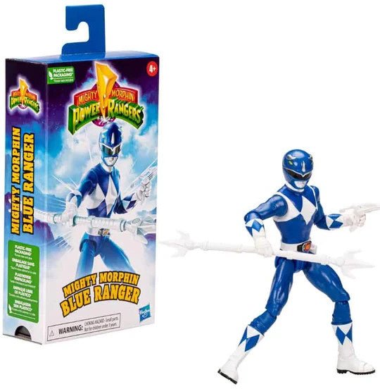 Power Rangers Mighty Morphin 6 Inch Action Figure VHS Exclusive - Blue Ranger by Hasbro | Sensales