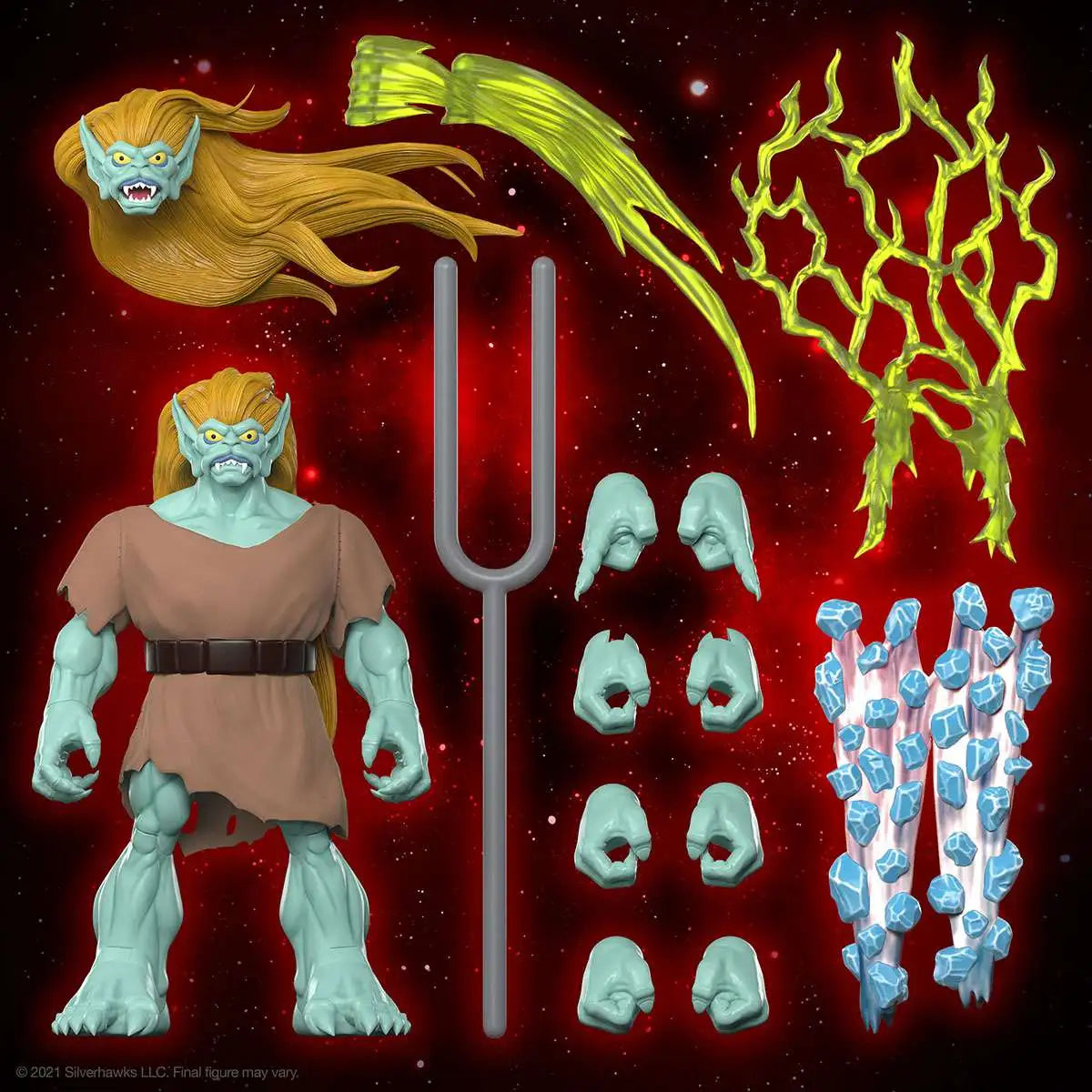 Super7 SilverHawks ULTIMATES! Windhammer action figure - alternate view