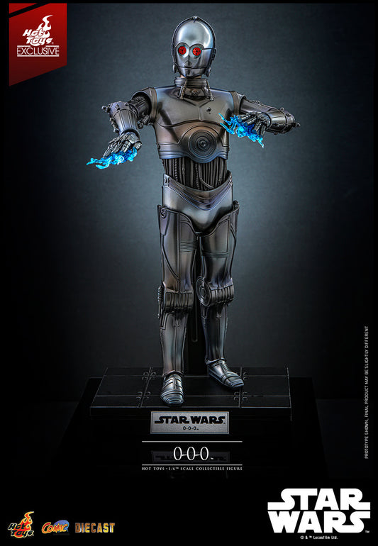 Hot toys CMS016D58 Star Wars 0-0-0 Triple Zero 1/6 Action Figure