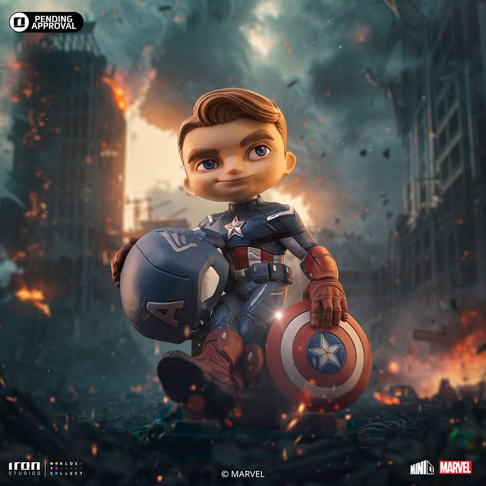 Statue Captain America Infinity Saga MiniCo - front