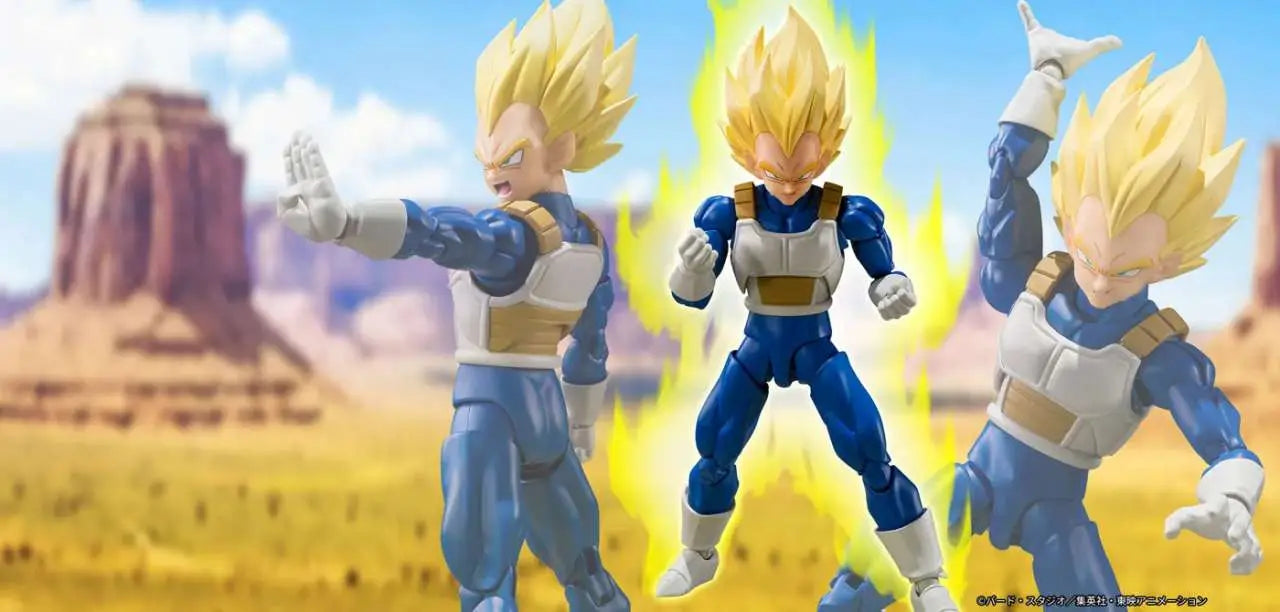 Dragon Ball Z S.H.Figuarts Action Figure Super Saiyan Vegeta (Dangerous Pride) 14 cm