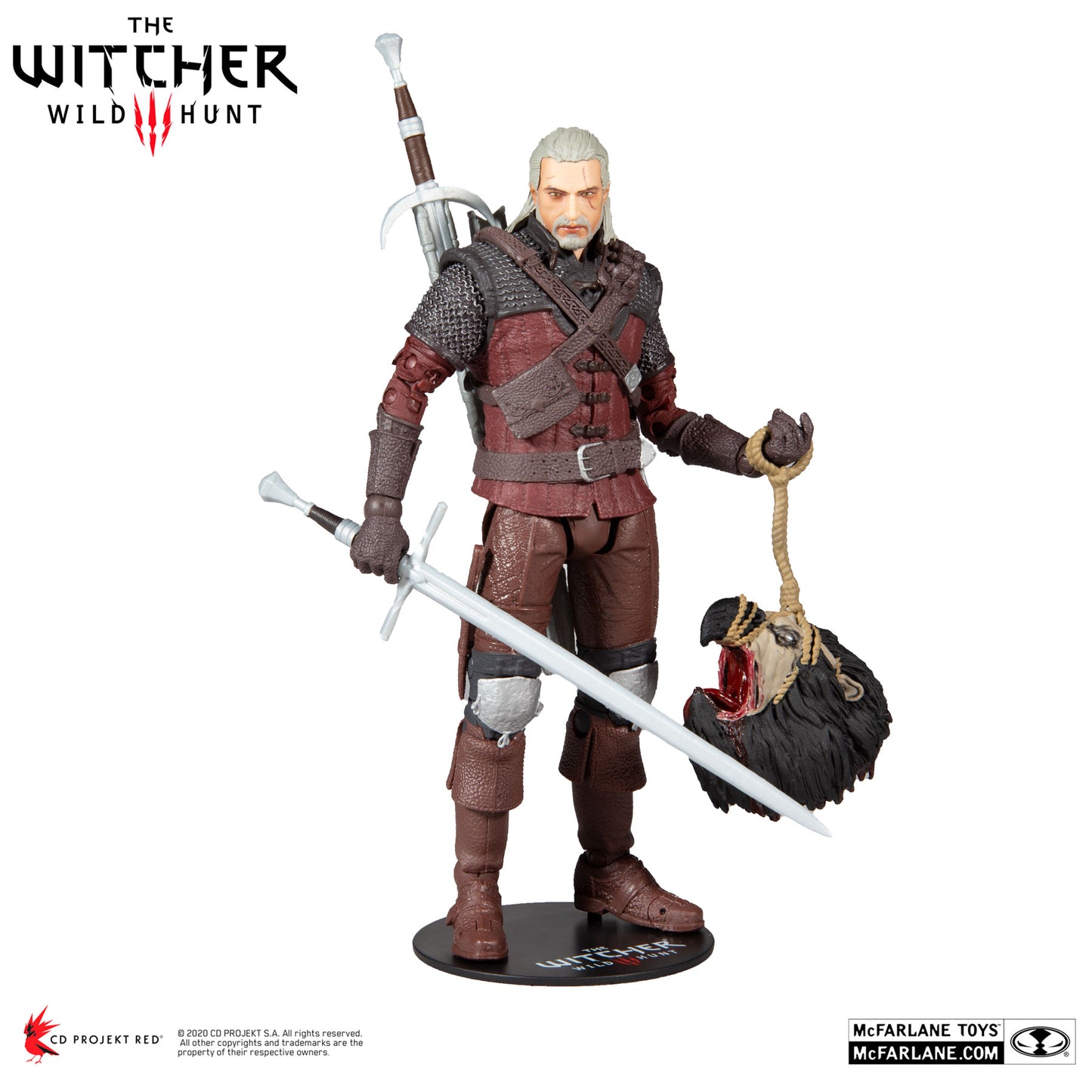 McFarlane Witcher Geralt of Rivia Wolf Armor figure
