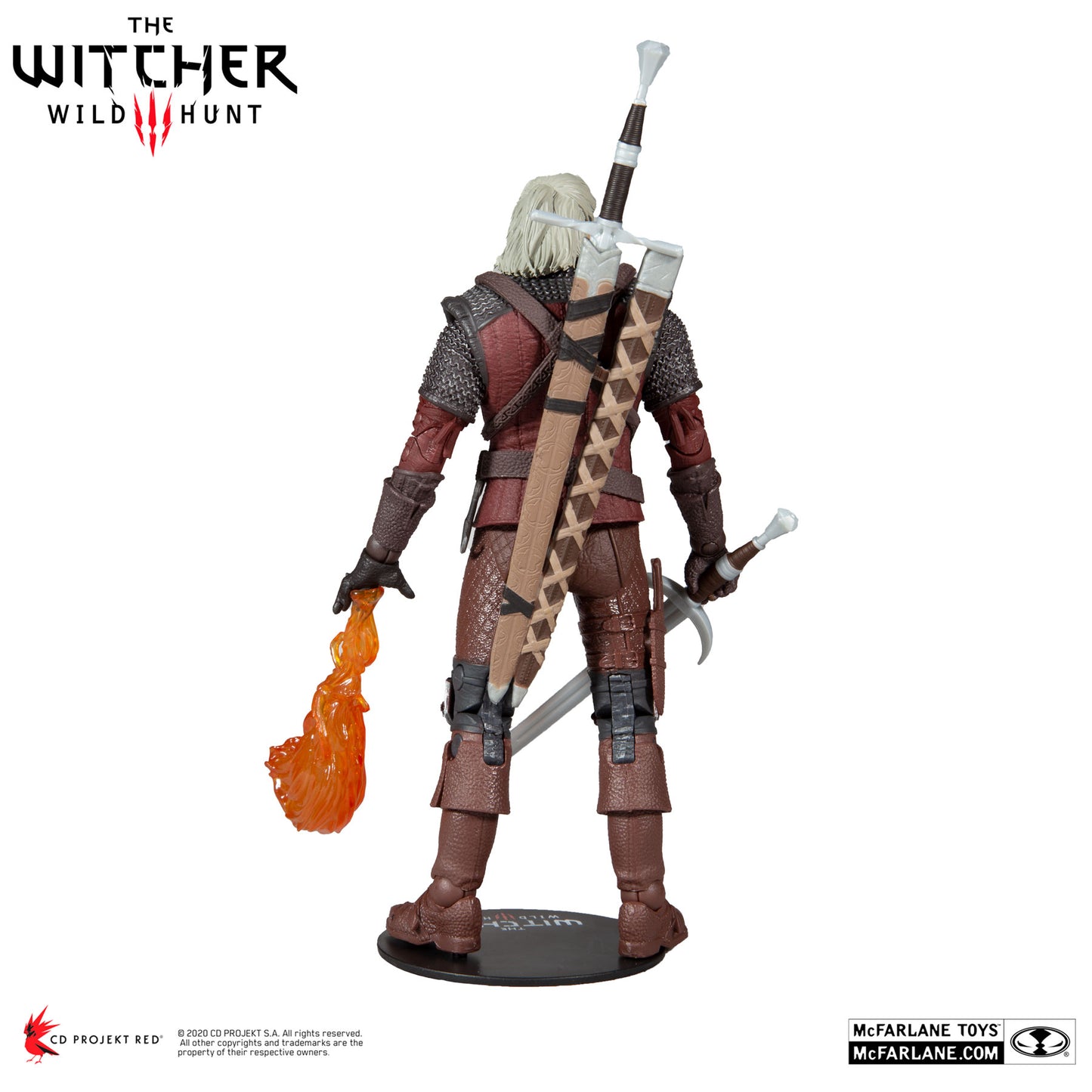 McFarlane Witcher Geralt of Rivia Wolf Armor figure detail