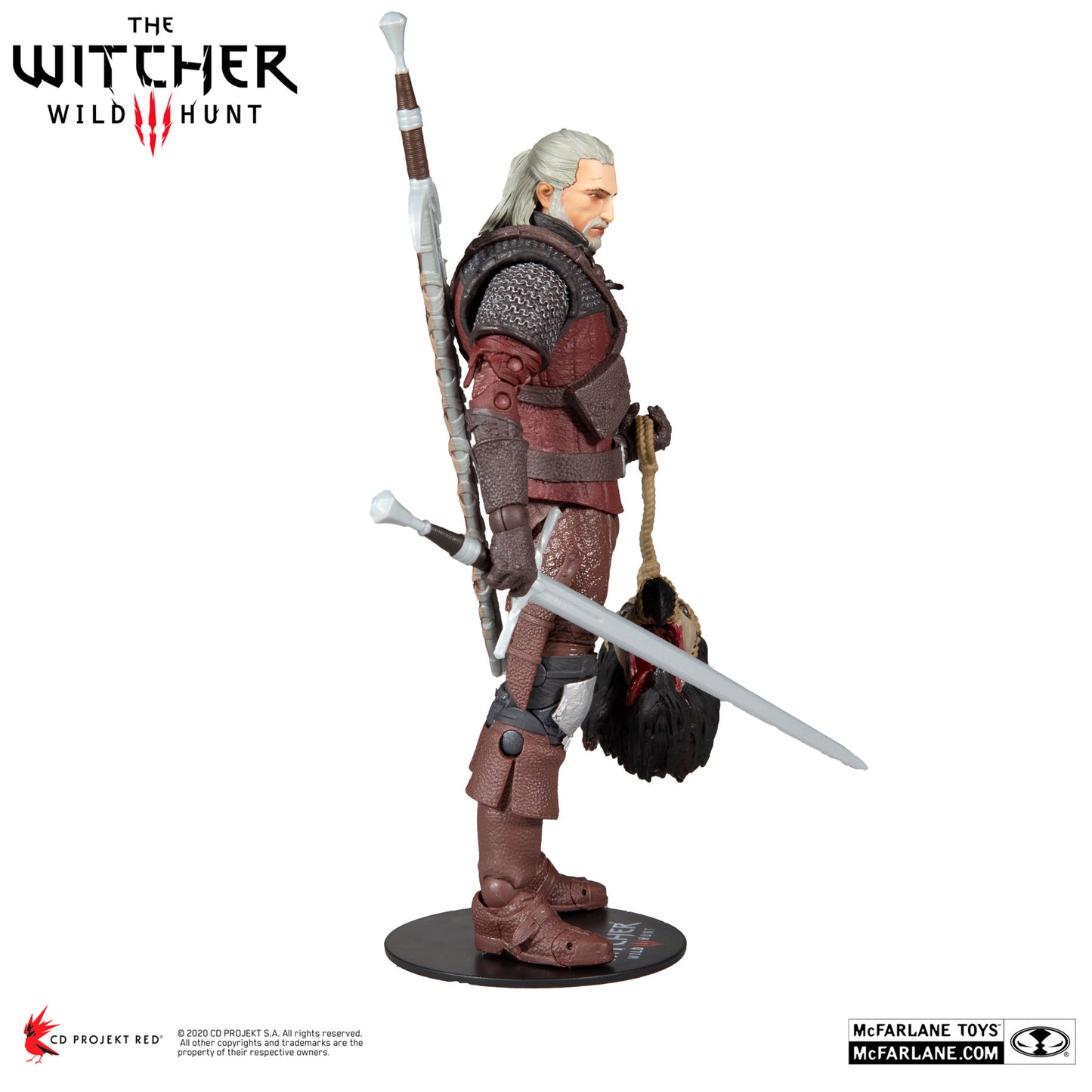 McFarlane Witcher Geralt of Rivia Wolf Armor figure detail