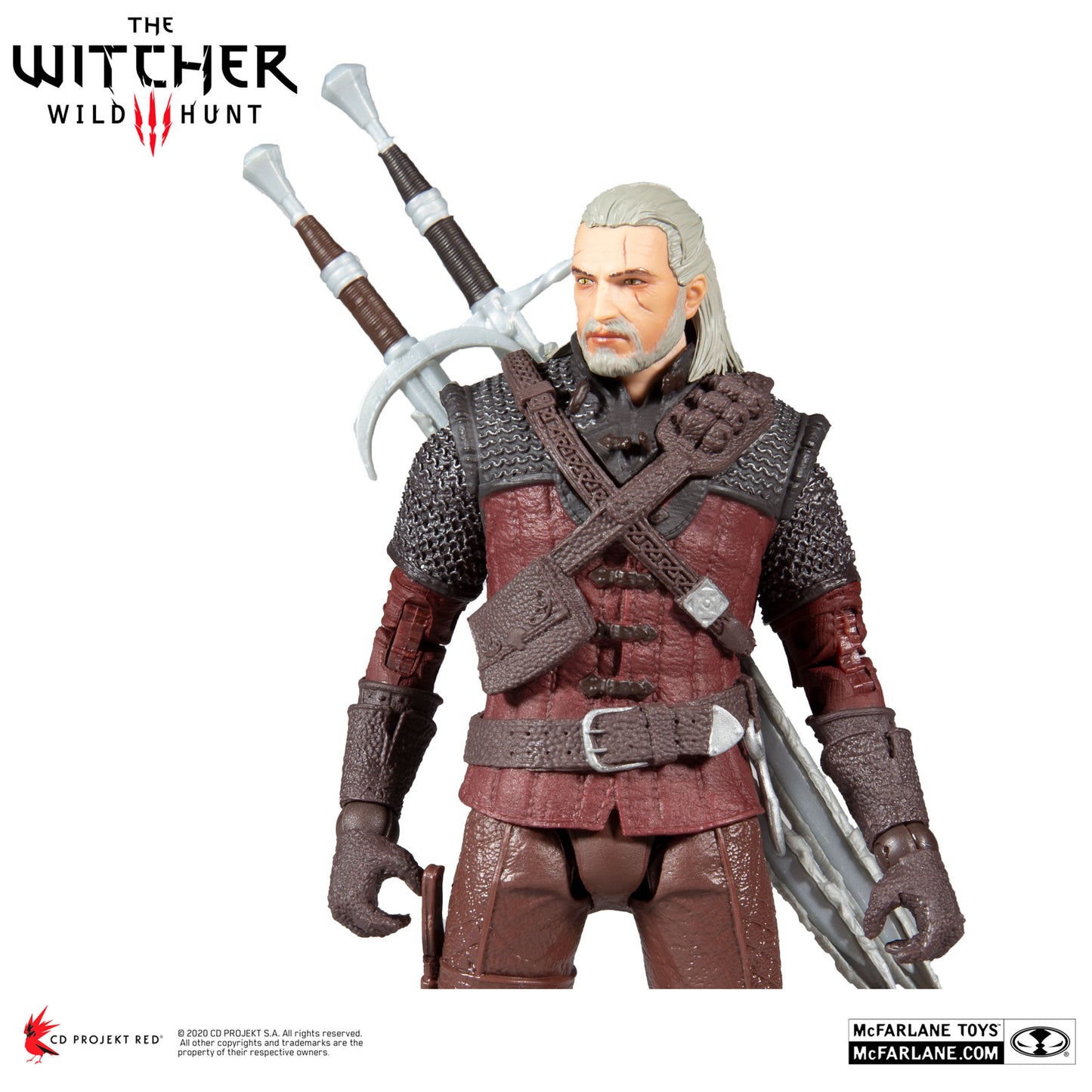 McFarlane Witcher Geralt of Rivia Wolf Armor figure detail