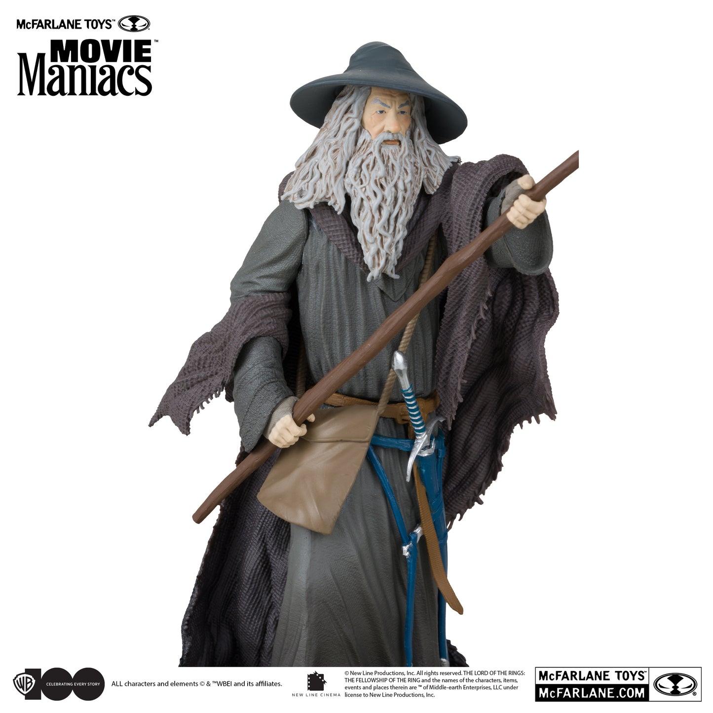 McFarlane Movie Maniacs Gandalf the Grey figure detail