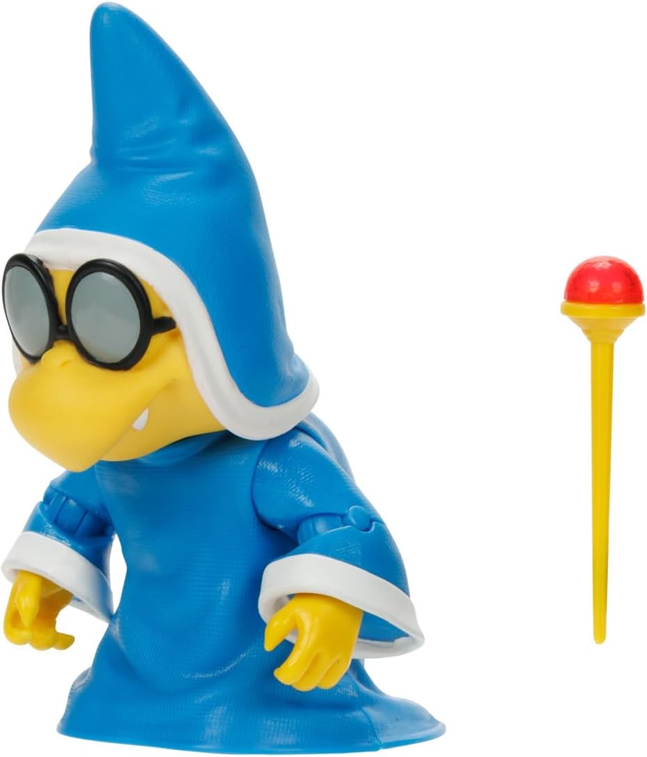 Nintendo Super Mario 5" / 12.5cm Magikoopa Action Figure with Magic Staff Accessory