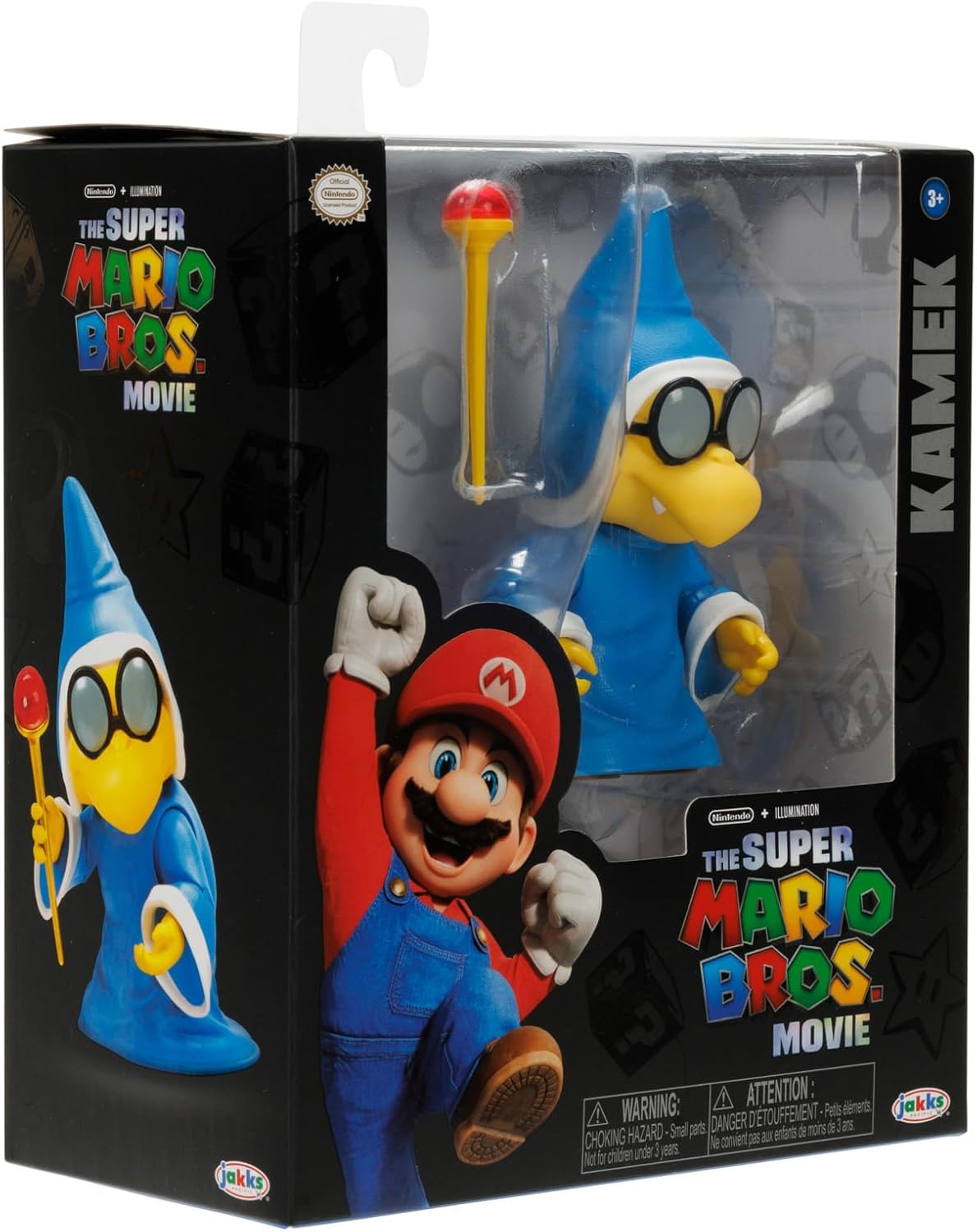 Nintendo Super Mario 5" / 12.5cm Magikoopa Action Figure with Magic Staff Accessory