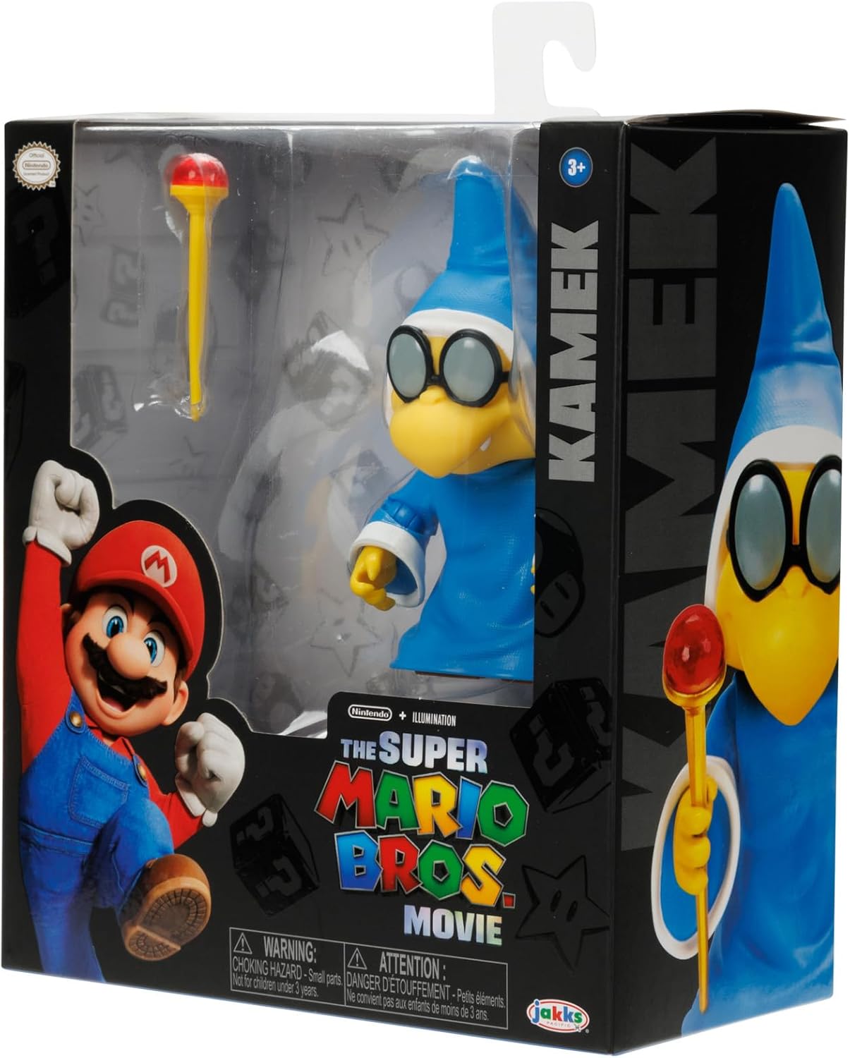 Nintendo Super Mario 5" / 12.5cm Magikoopa Action Figure with Magic Staff Accessory