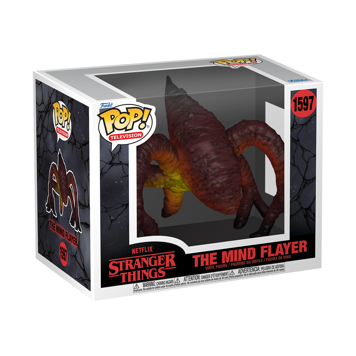 Funko Pop! Super Stranger Things Rift The Mind Flayer #1597 in box