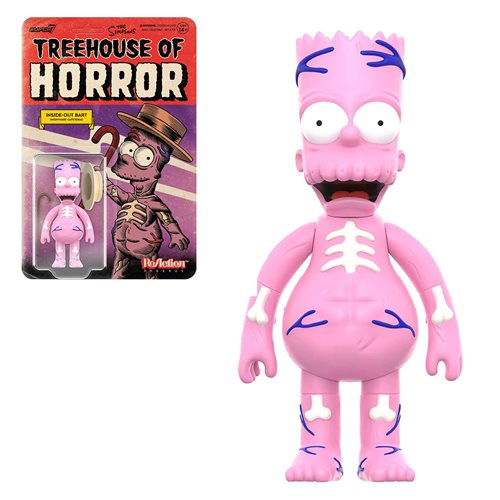 The Simpsons - Treehouse of Horror ReAction Action Figure : Inside-Out Bart