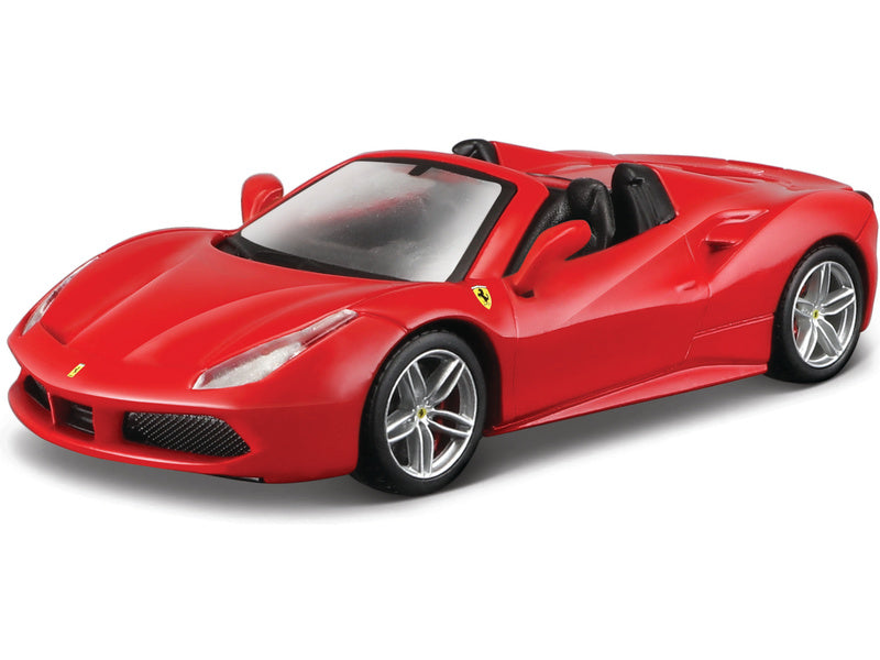 Bburago Signature Series Ferrari 488 Spider 1:43 diecast model car, red