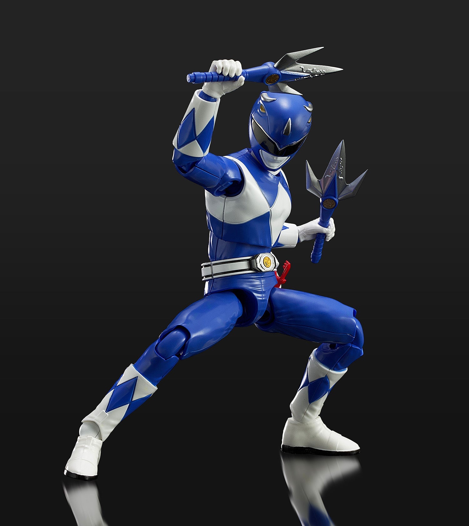 Power Rangers Mighty Morphin VHS Exclusive Blue Ranger - action pose