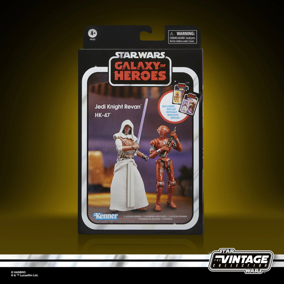 Star Wars The Vintage Collection HK-47 & Jedi Knight Revan Galaxy of Heroes 2-Pack - packaging front