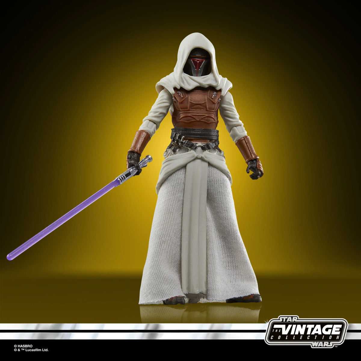 Jedi Knight Revan action figure with lightsaber