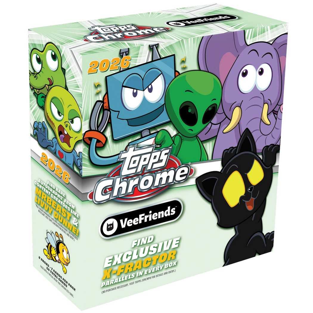 2026 Topps Chrome VeeFriends Mega Box - packaging