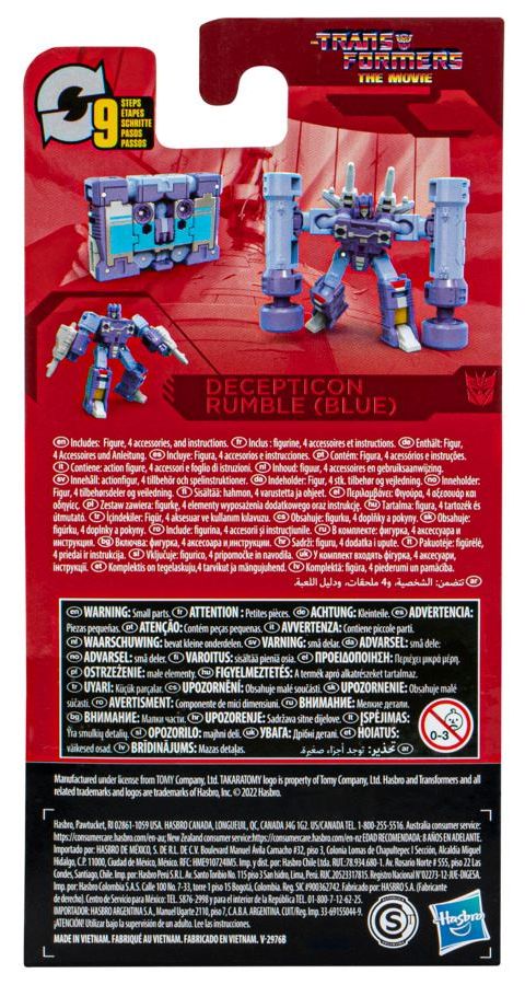 Transformers Studio Series 86 Decepticon Rumble Blue official image 5