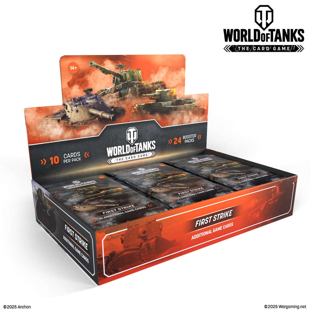 World of Tanks TCG First Strike Booster Display box