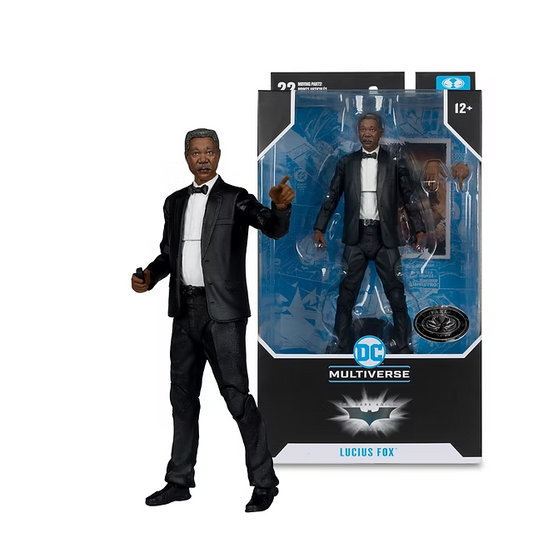McFarlane Toys DC Multiverse Lucius Fox Platinum Edition 7" Action Figure