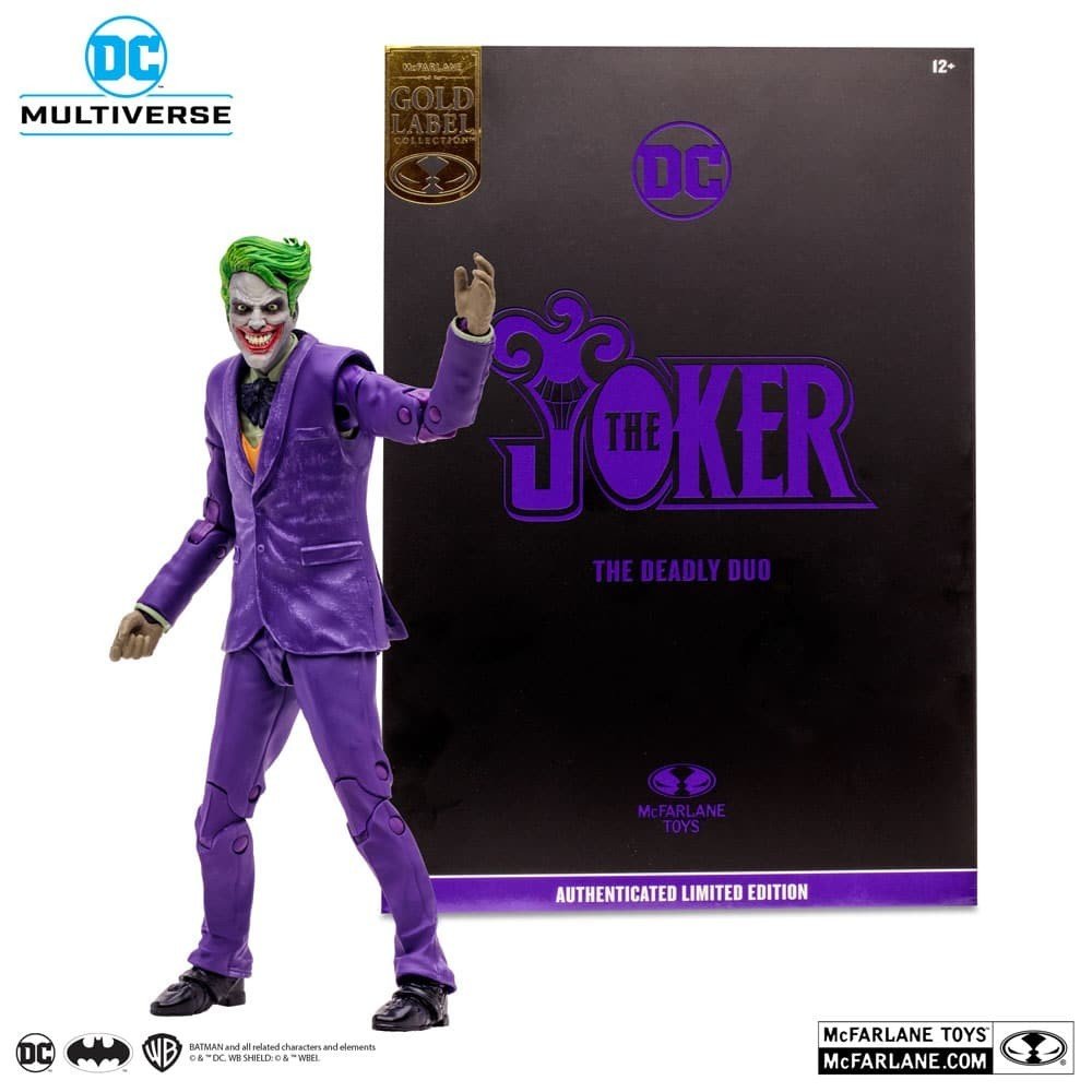 Batman & The Joker The Deadly Duo DC Multiverse The Joker McFarlane Gold LLabel by DC | Sensales