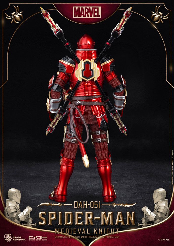 Beast Kingdom DAH - 051 Spider - Man Medieval Knight Action Figure (Marvel) by Beast Kingdom | Sensales