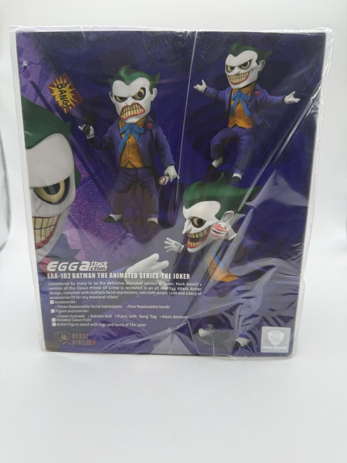Beast Kingdom Egg Attack Joker - Batman The Animated Series figure - EEA - 102 by DC Comics | Sensales