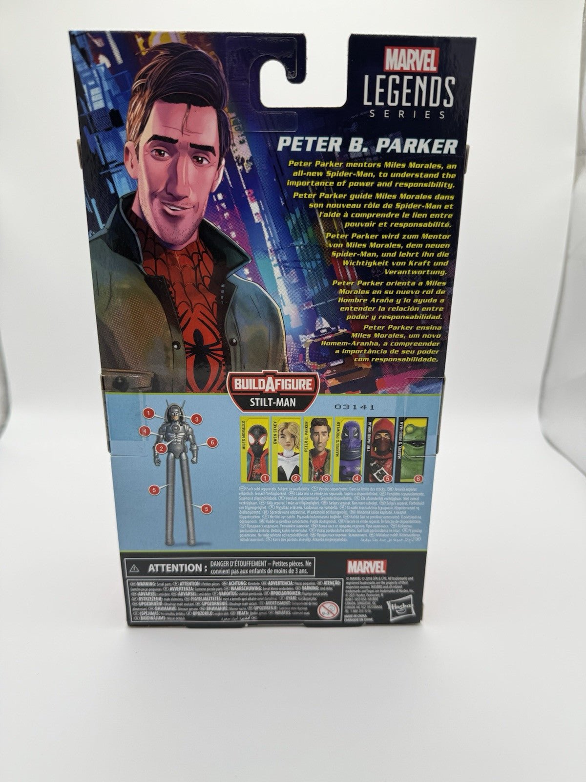 BRAND NEW, 2021 Marvel Legends Peter B. Parker Spider - Man Into the Spider - Verse by Marvel Legends | Sensales
