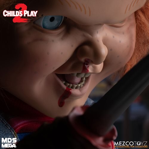 Child's Play 2 Talking Menacing Chucky 15-Inch Mega Scale Doll - Mezco by Mezco Toyz | Sensales