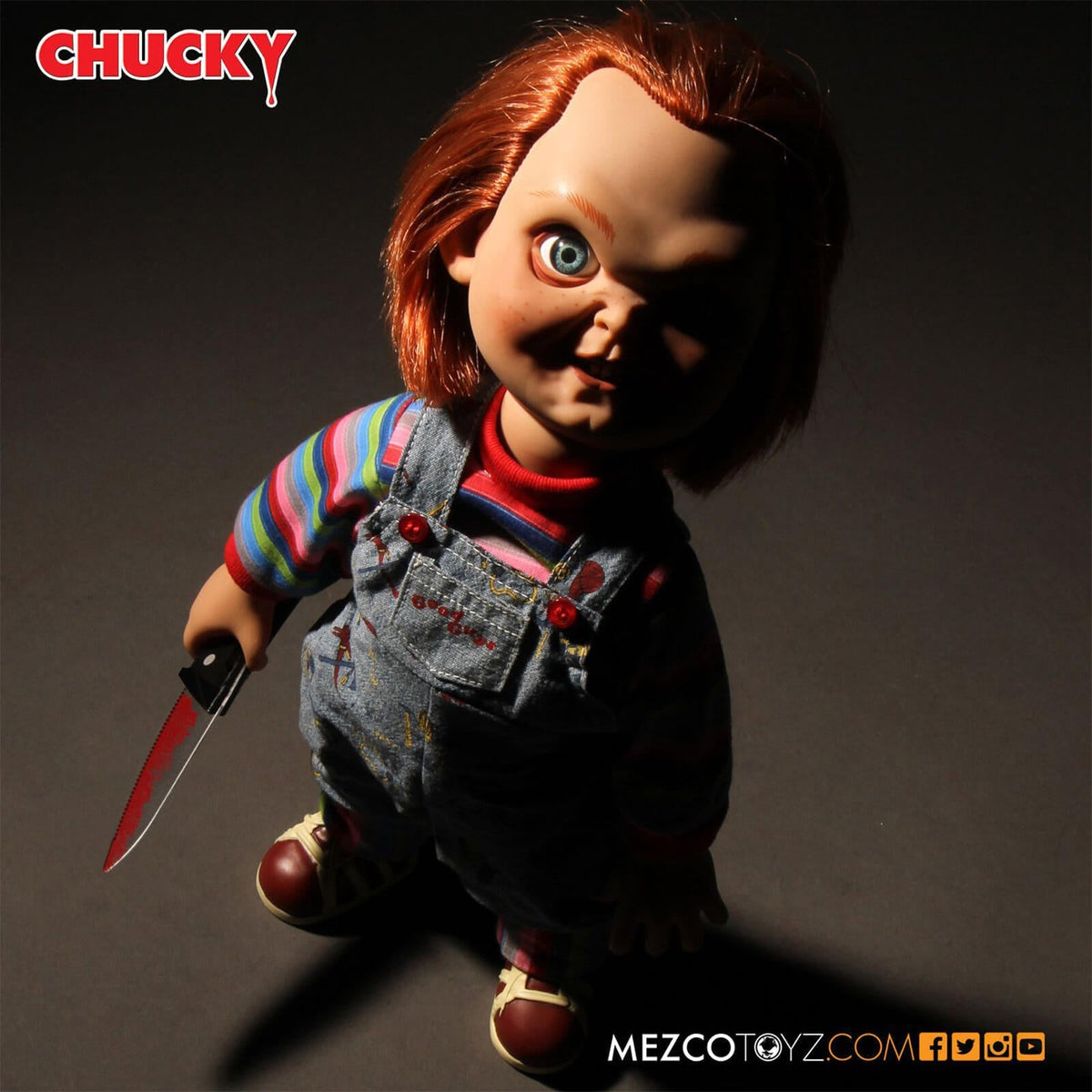 Child's Play Talking Sneering Chucky 15-Inch Mega Scale Doll - Mezco by Mezco Toyz | Sensales