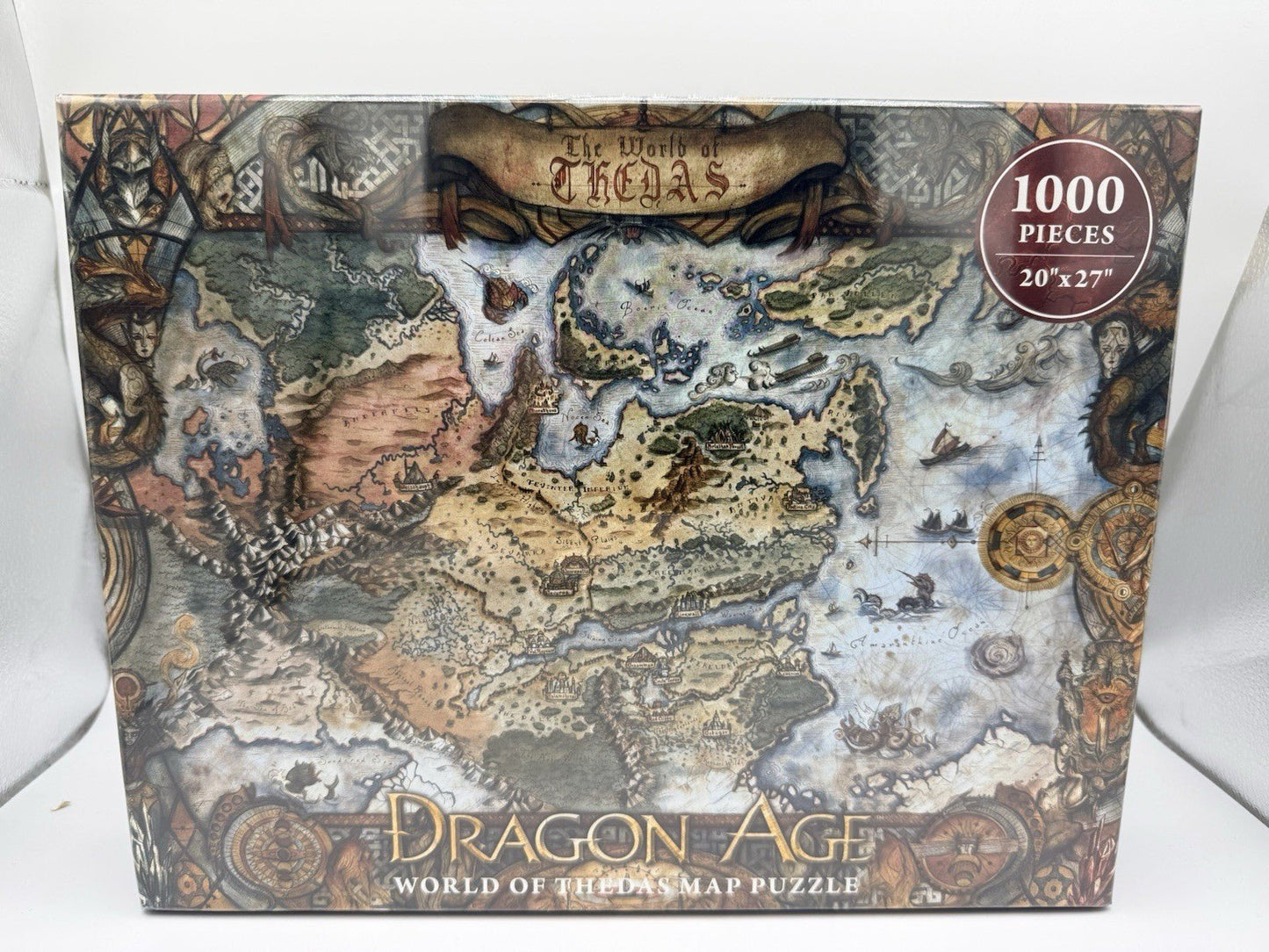 Dark Horse Dragon Age puzzle World of Thedas Map (1000 pièces) by Sensales | Sensales
