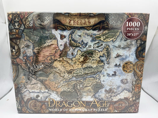 Dark Horse Dragon Age puzzle World of Thedas Map (1000 pièces) by Sensales | Sensales