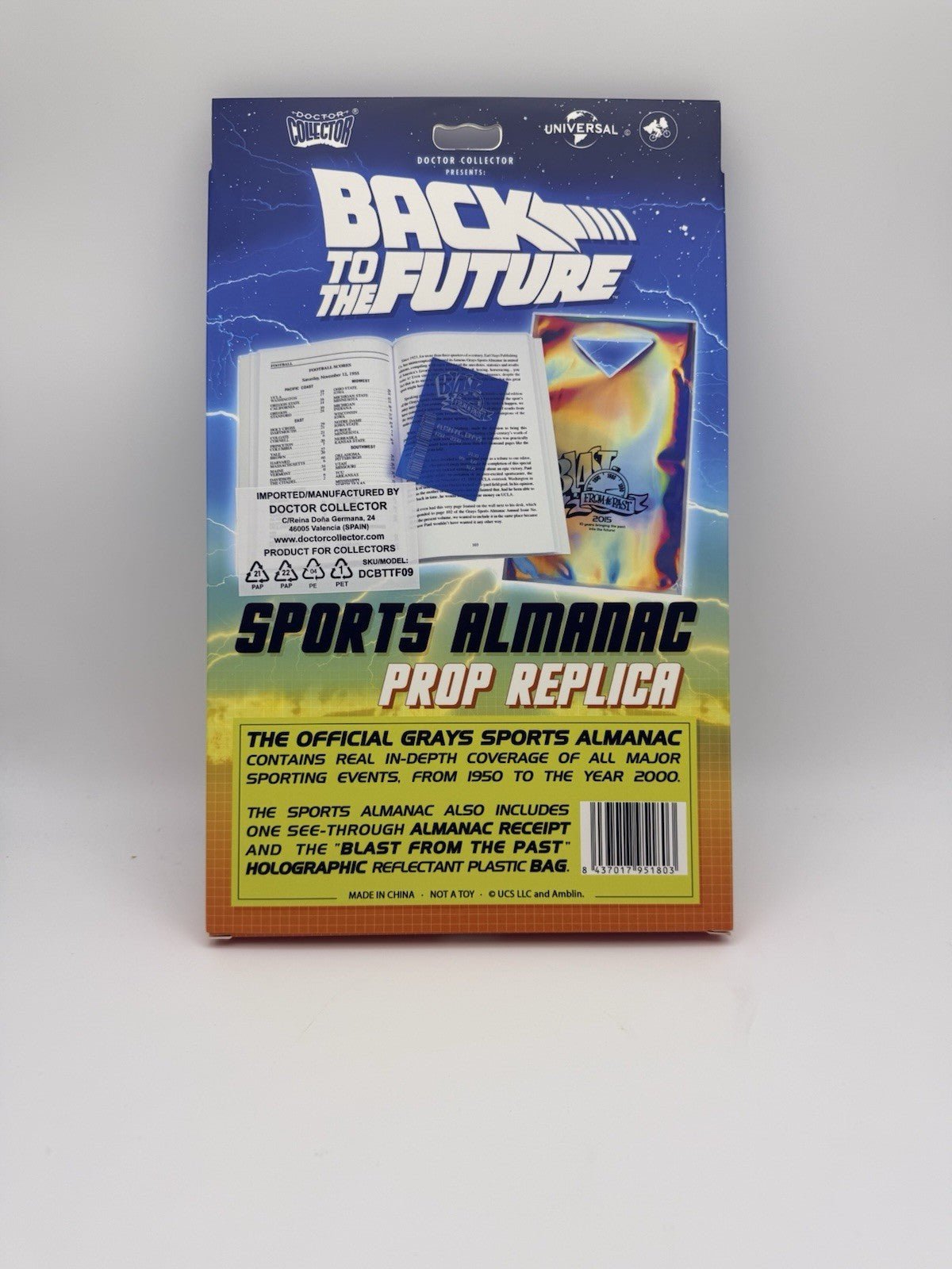 Doctor Collector Official Back to the Future Sports Almanac by Sensales | Sensales