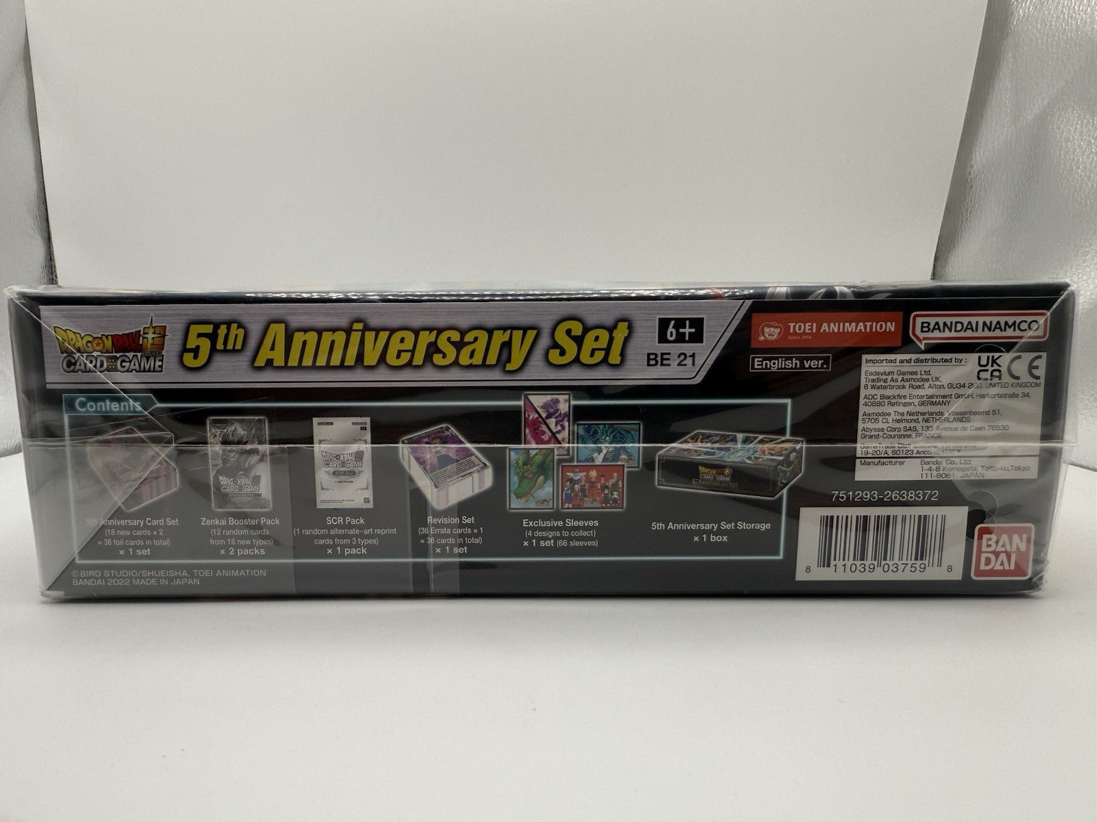 Dragon Ball Super Card Game 5th Anniversary Set (DBS - BE21) Brand New by Sensales | Sensales
