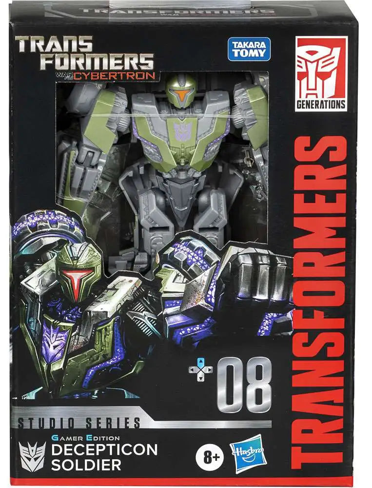 Transformers Studio Series Cybertron 08 Decepticon Soldier packaging