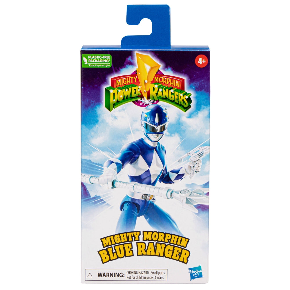 Power Rangers Mighty Morphin VHS Exclusive Blue Ranger packaging