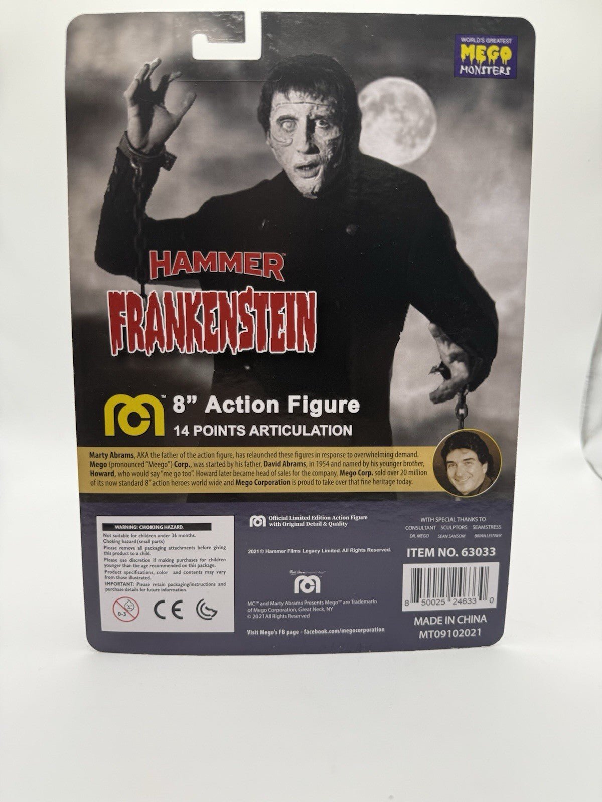 Frankenstein Figurine Hammer Frankenstein Monster Action Figure Item No. 63033 by Mego | Sensales