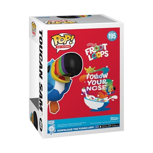 Funko Pop! Ad Icons Kellogg's Froot Loops Toucan Sam #195 Vinyl Figure by Funko | Sensales