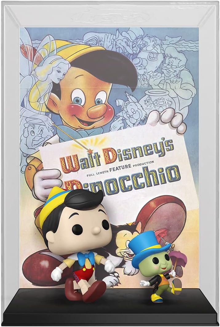 Funko Pop Disney’s 100th Anniversary POP! Movie Poster & Figure Pinocchio and Jiminy Cricket by Sensales | Sensales