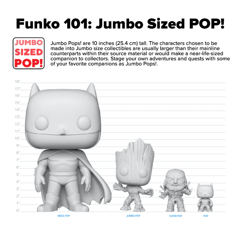 Funko Pop! Jumbo Pokémon Pikachu (Sitting) #1268 10 Inch Vinyl Figure by Funko | Sensales