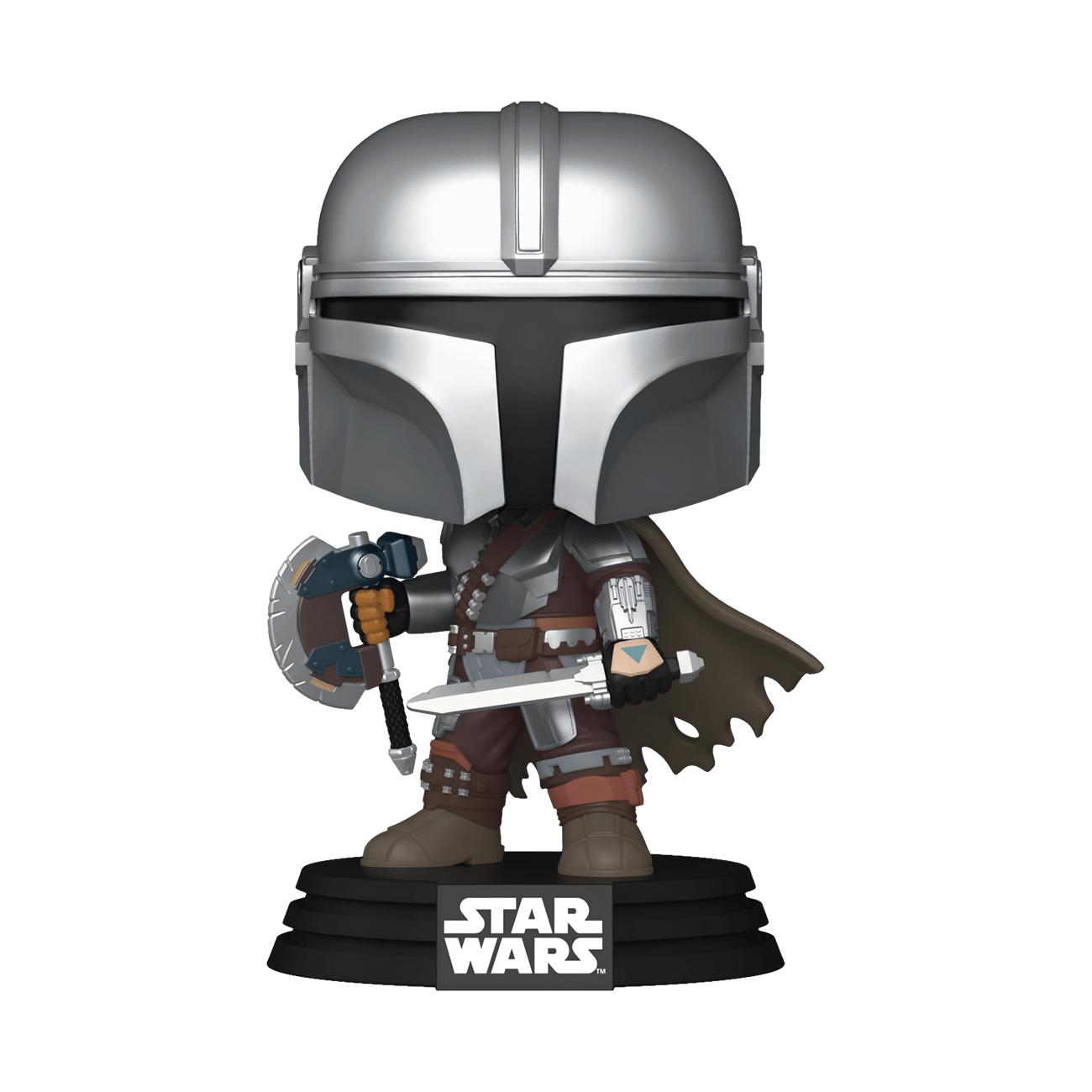Funko Pop! Star Wars The Mandalorian and Grogu The Mandalorian Dual Wield 844 by Funko | Sensales