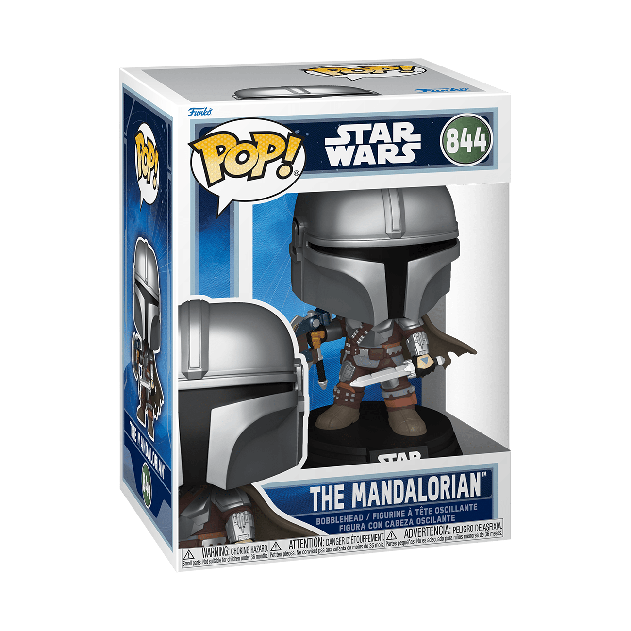 Funko Pop! Star Wars The Mandalorian and Grogu The Mandalorian Dual Wield 844 by Funko | Sensales