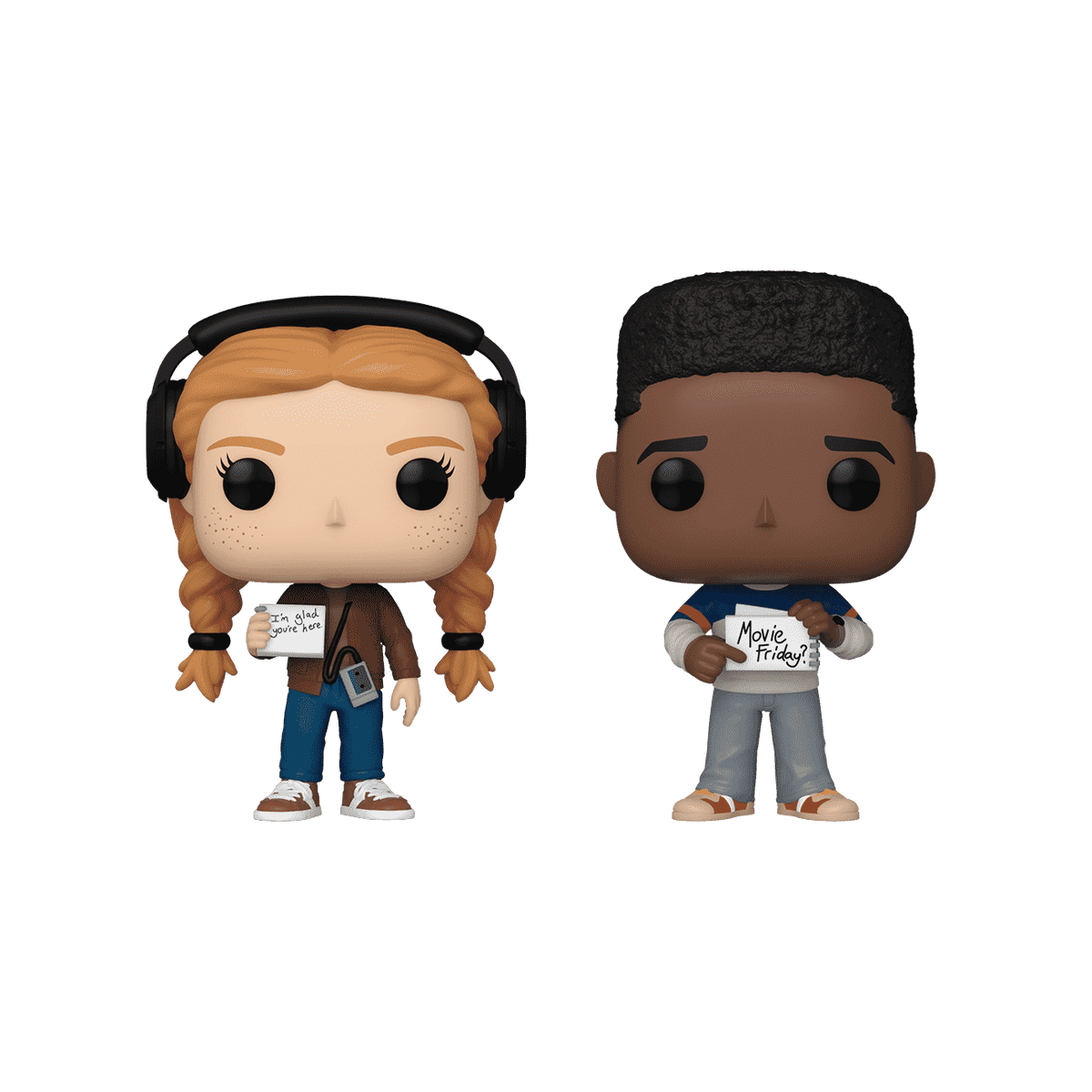 Funko Pop! Stranger Things Season 4 - Max & Lucas 2-Pack Vinyl Figures by Funko | Sensales